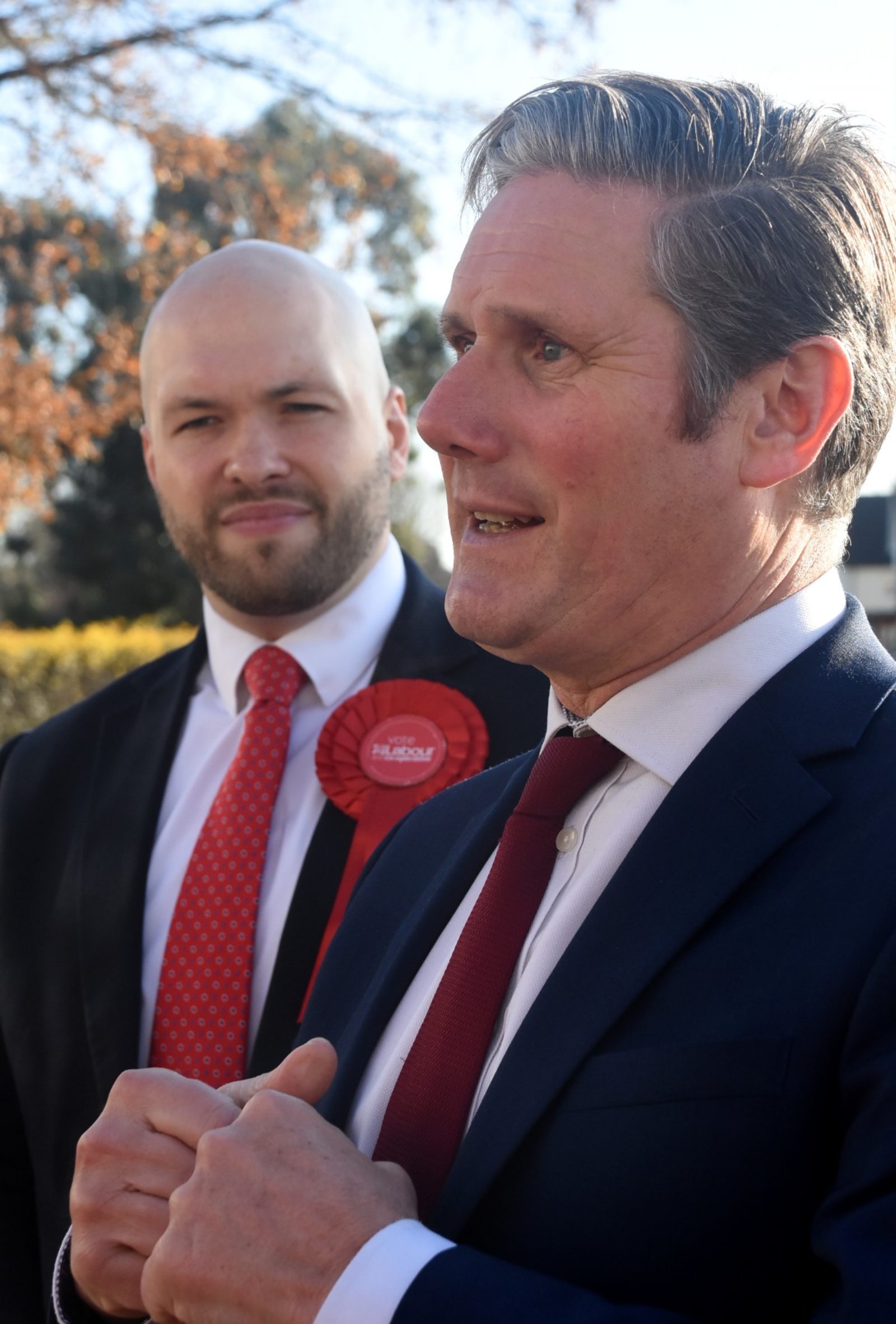 Cllr Peter Lamb and Keir Starmer