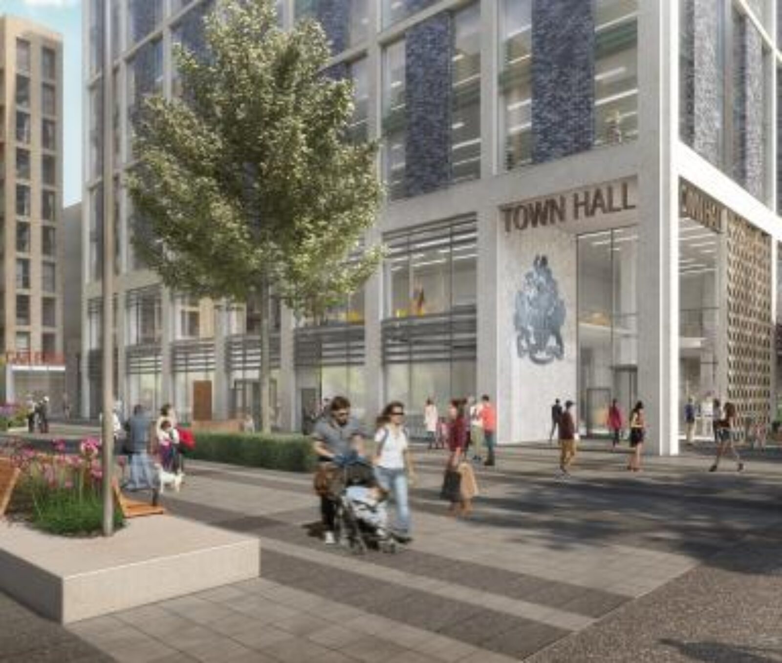 CGI of new Town Hall