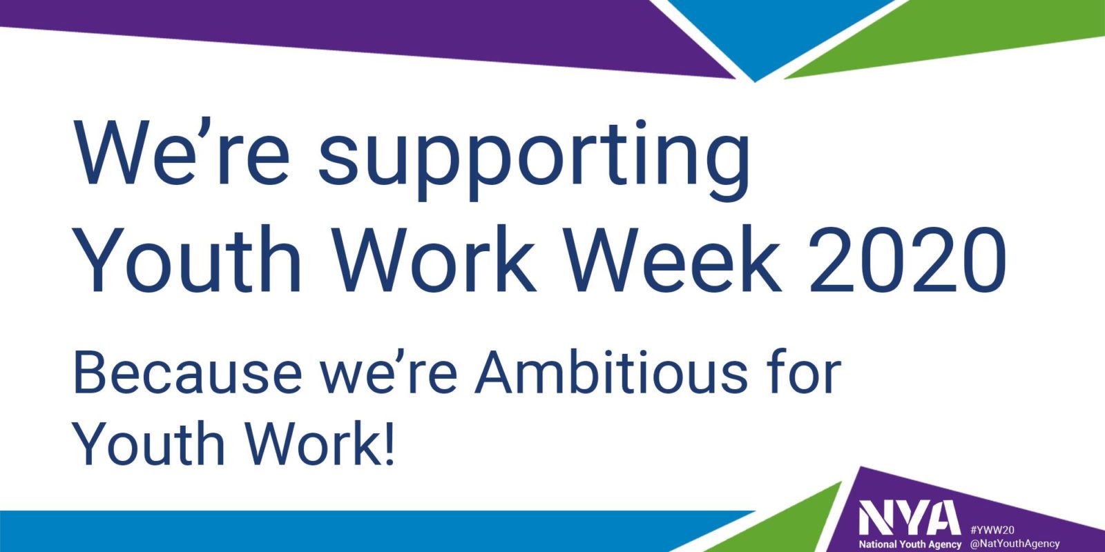 Supporting youth work week
