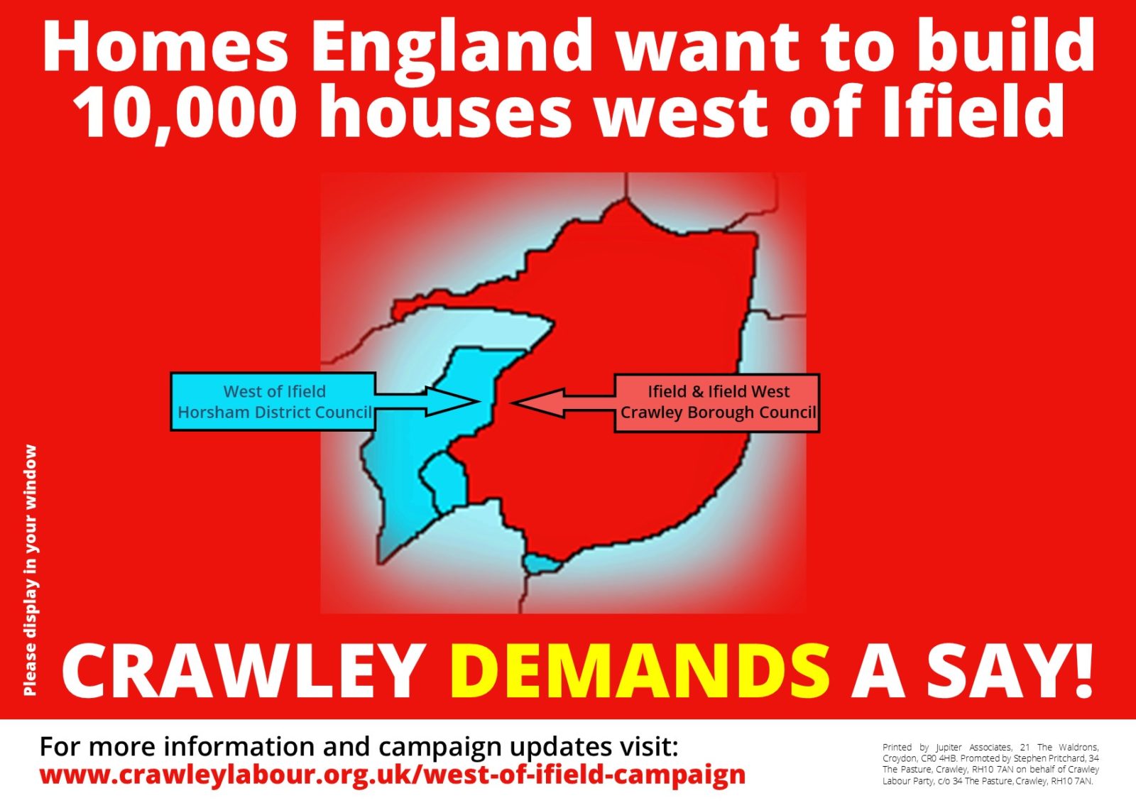 Crawley demands a Say!
