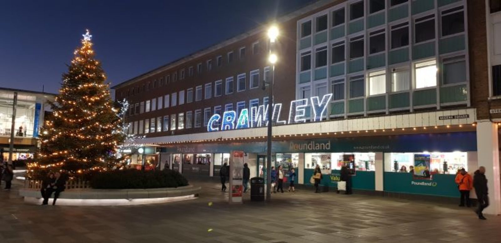 Crawley Xmas lights