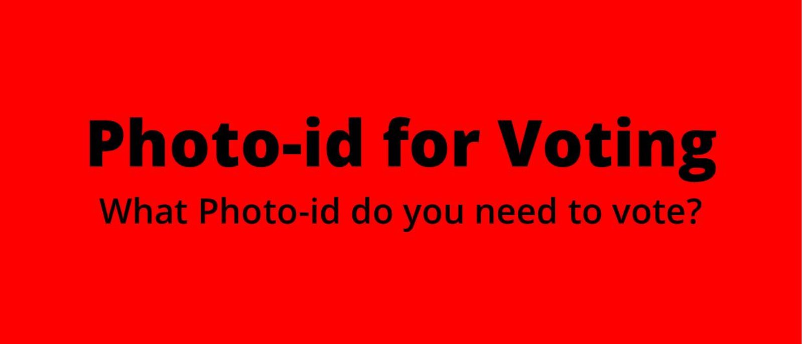 Photo-id for Voting